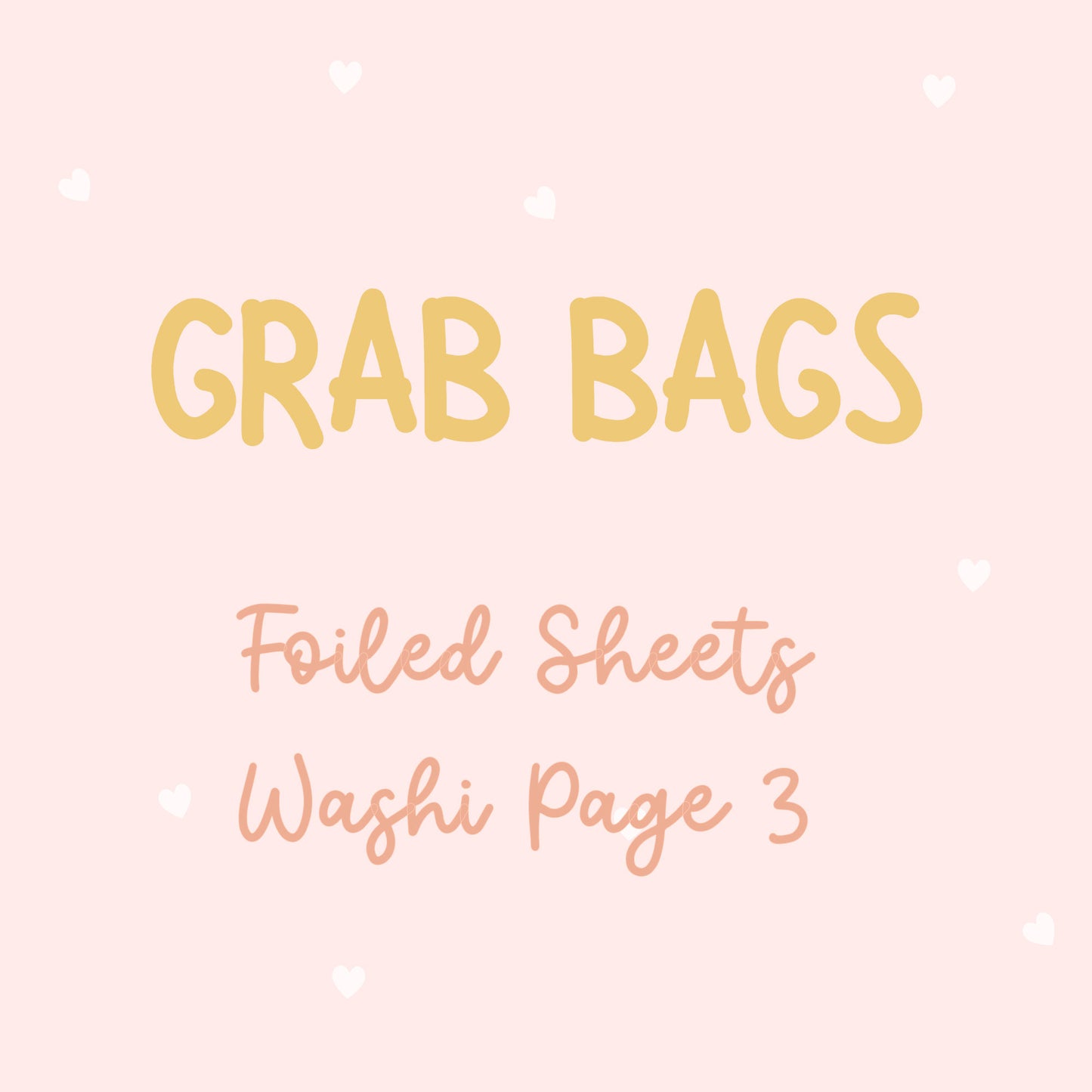 Grab Bag 2026: FOILED Washi P3