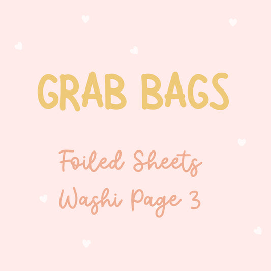 Grab Bag 2026: FOILED Washi P3