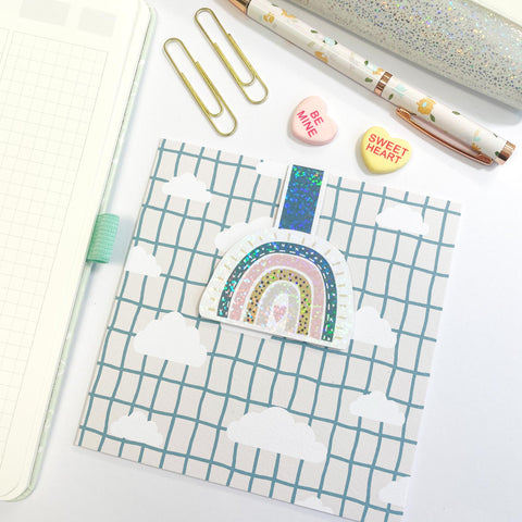 Bookmark Card: Rainbow
