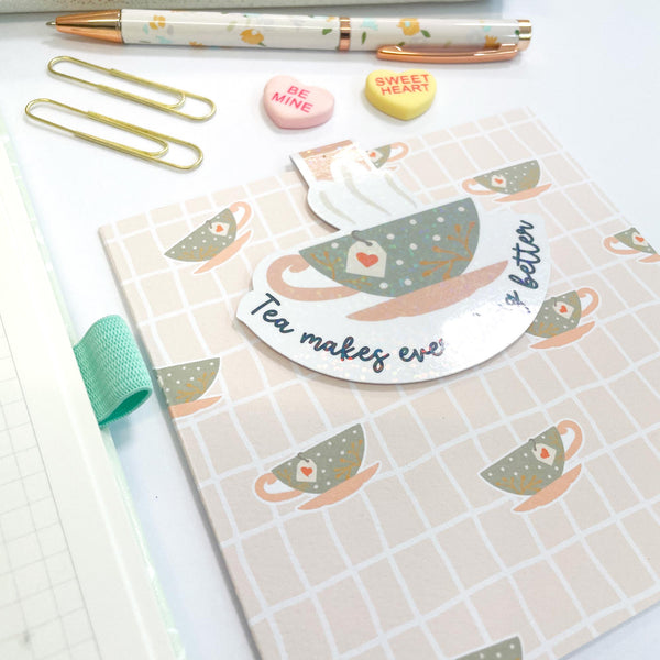Bookmark Card: Tea Cup