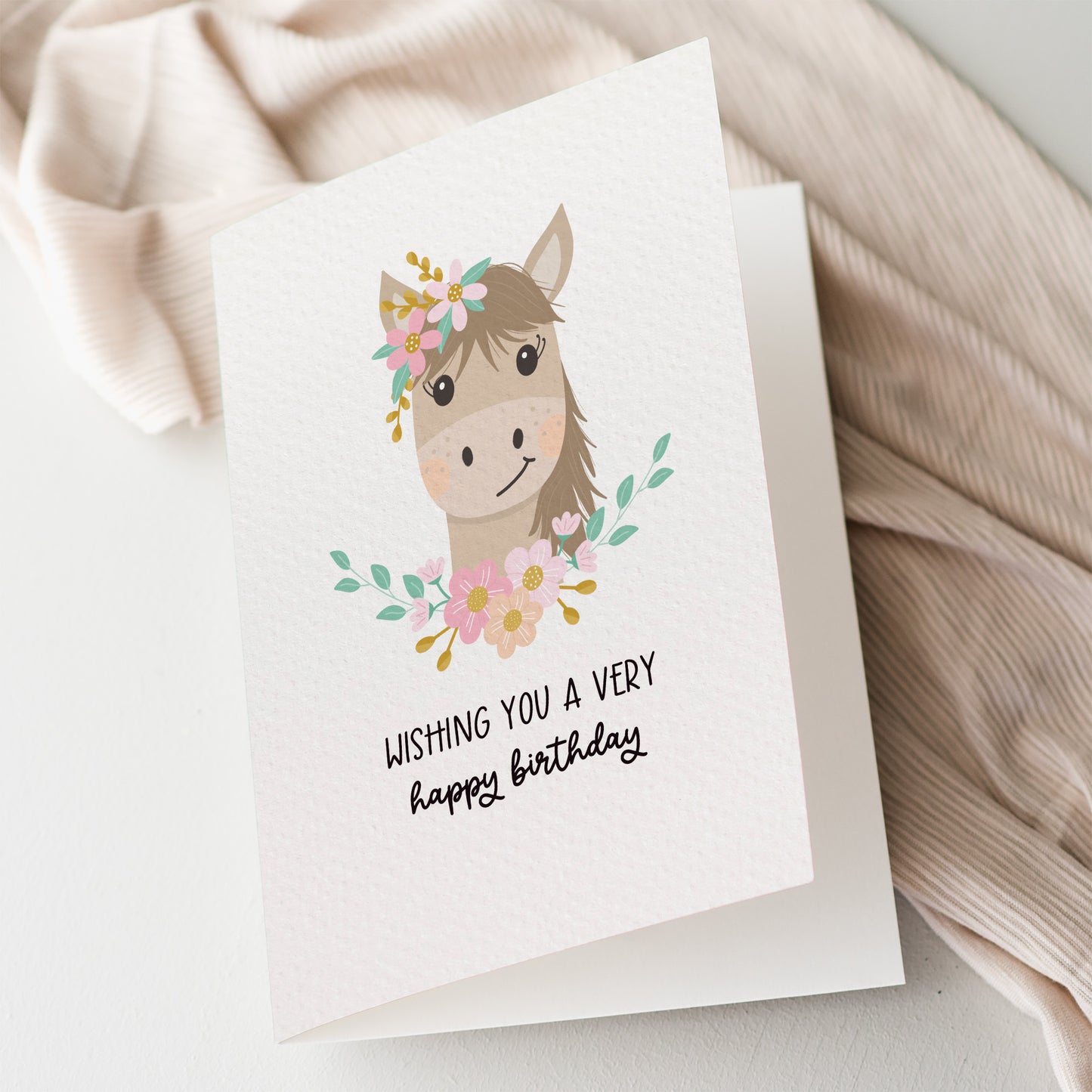 Floral Horse