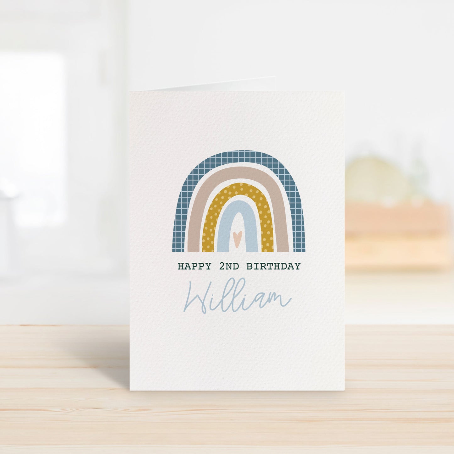 Personalised Blue Rainbow