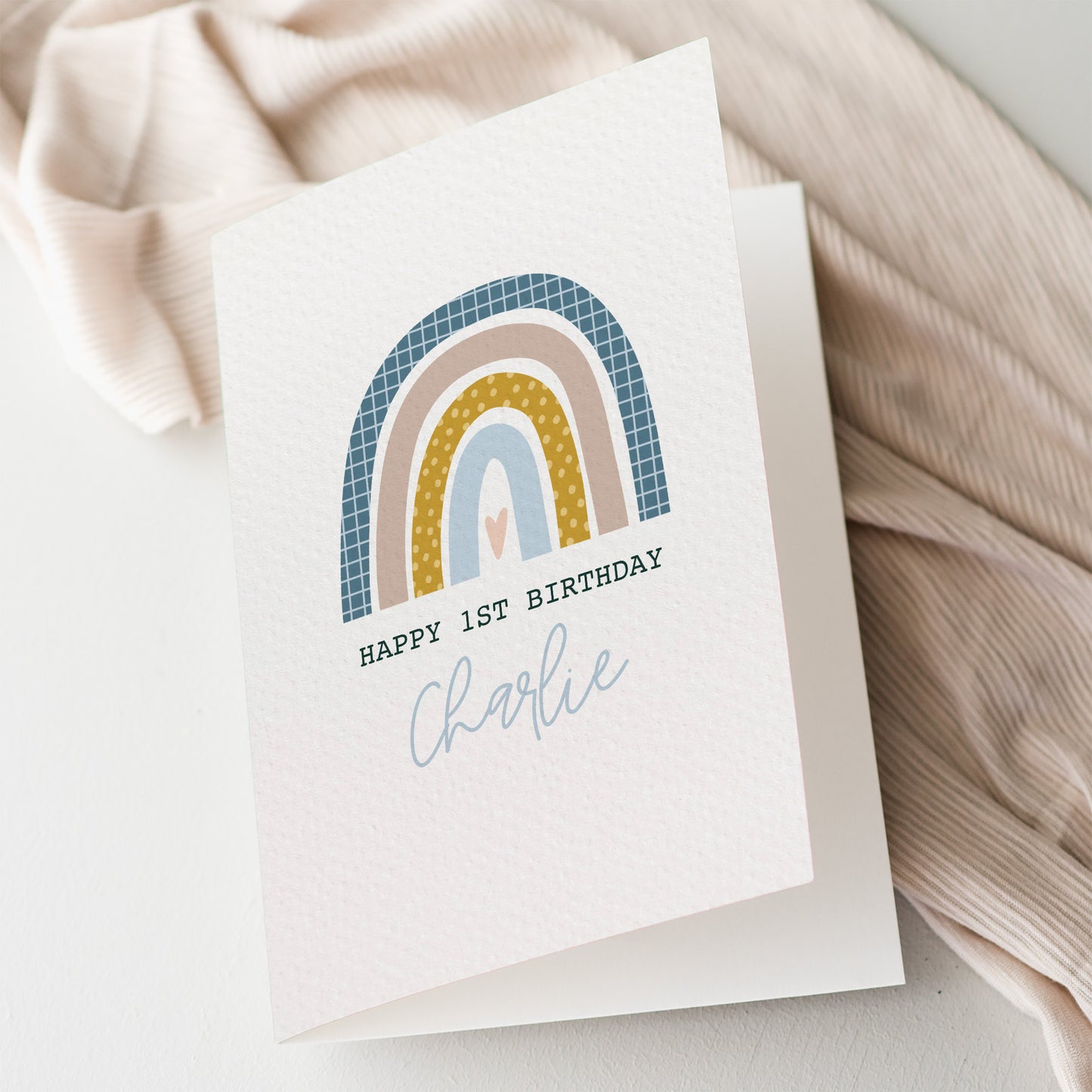 Personalised Blue Rainbow