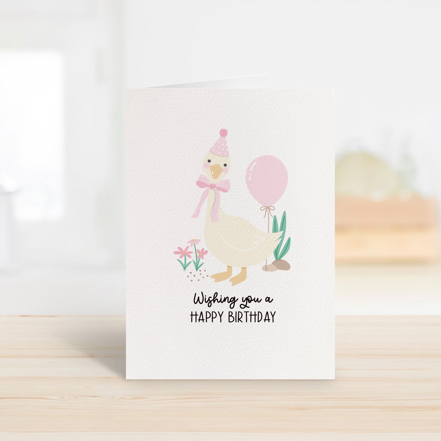 Birthday Goose Pink
