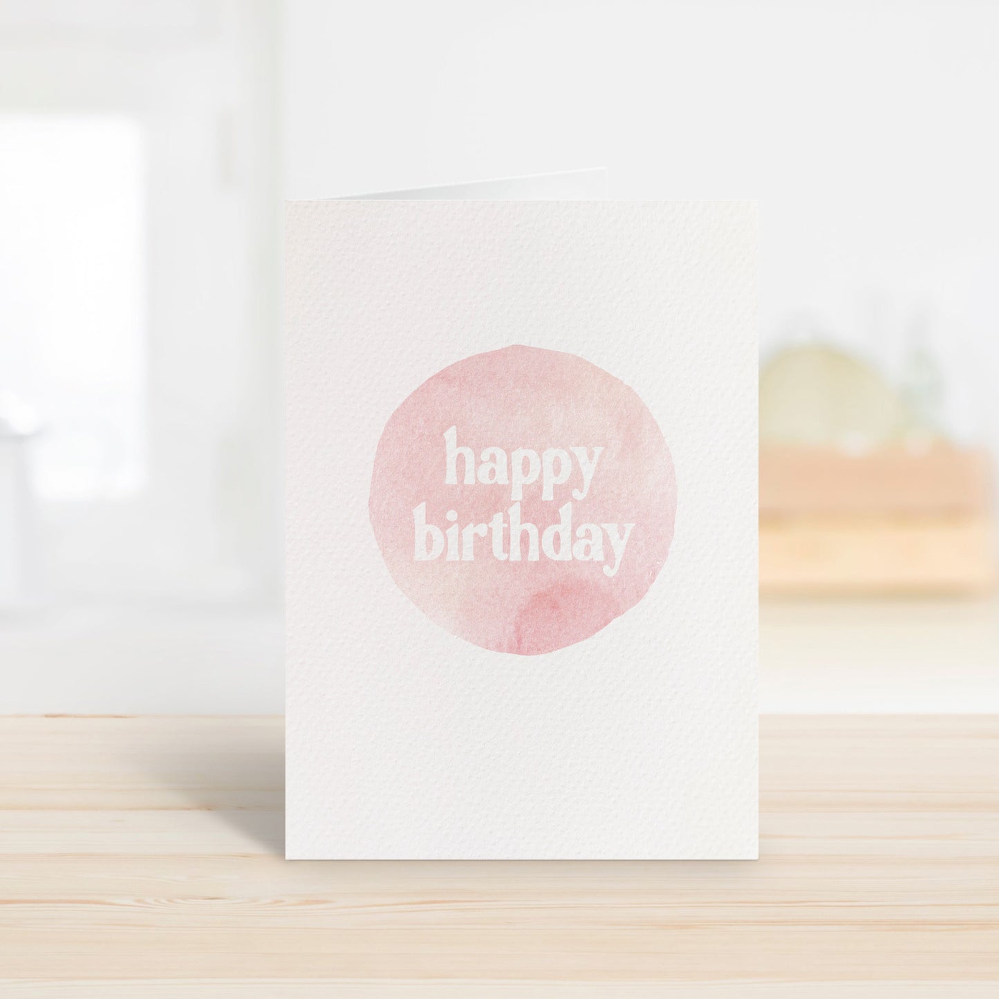 Watercolour Circle Pink
