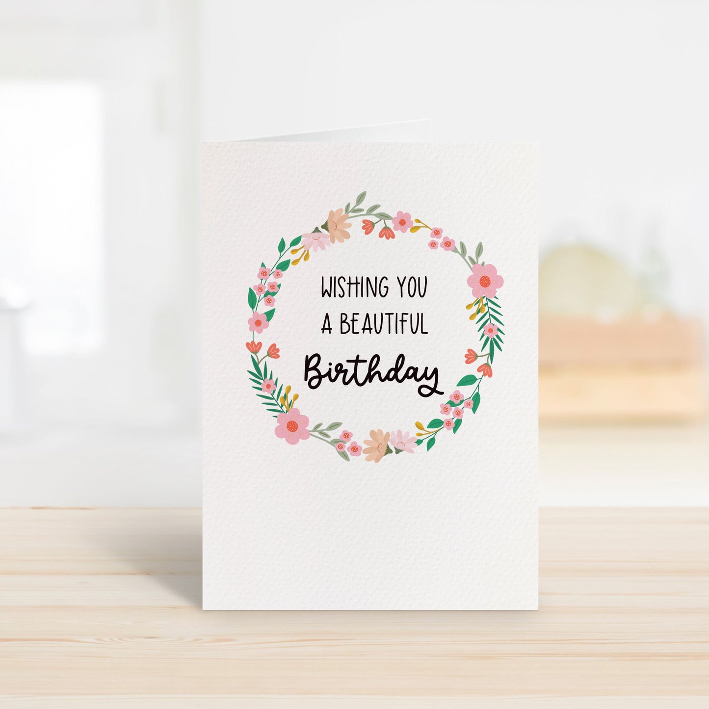 Birthday Floral Wreath