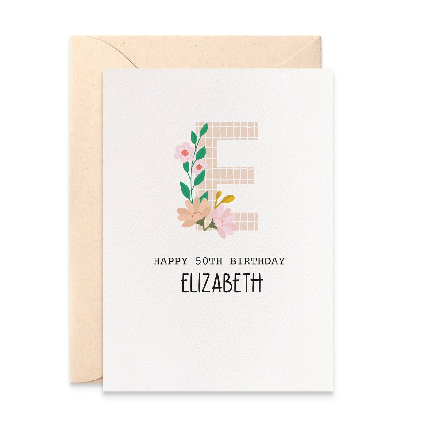 Personalised Letter: Floral