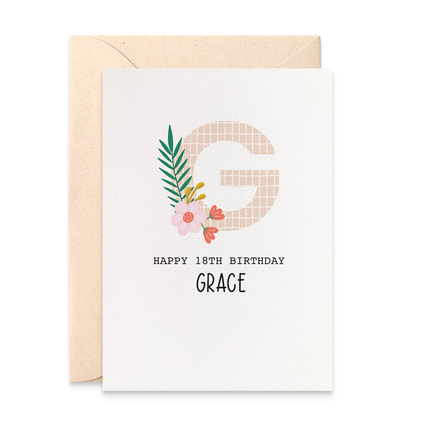 Personalised Letter: Floral