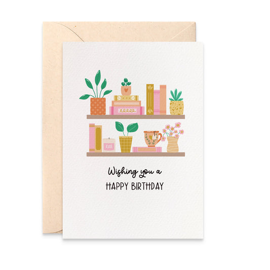 Book and Plant Shelves