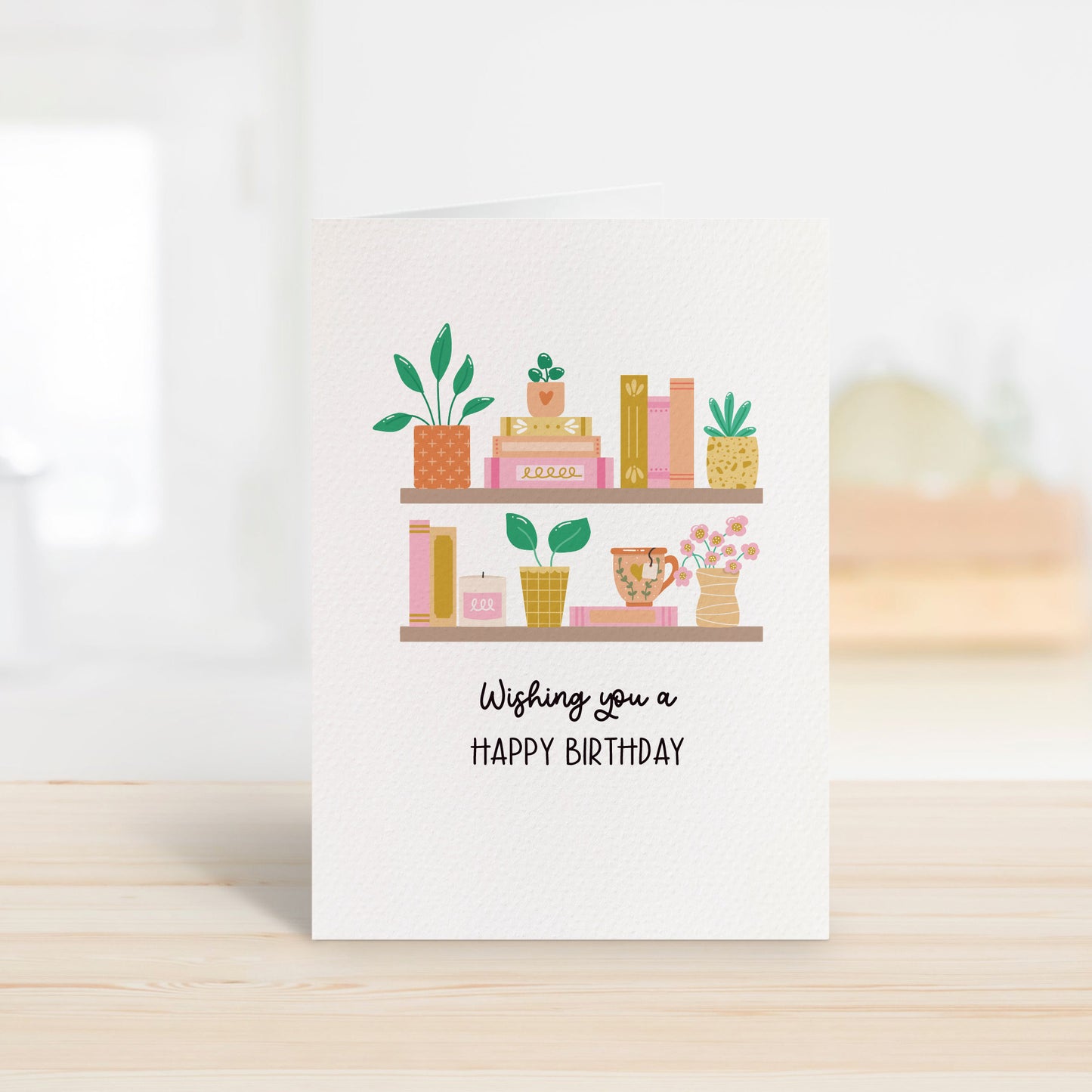 Book and Plant Shelves