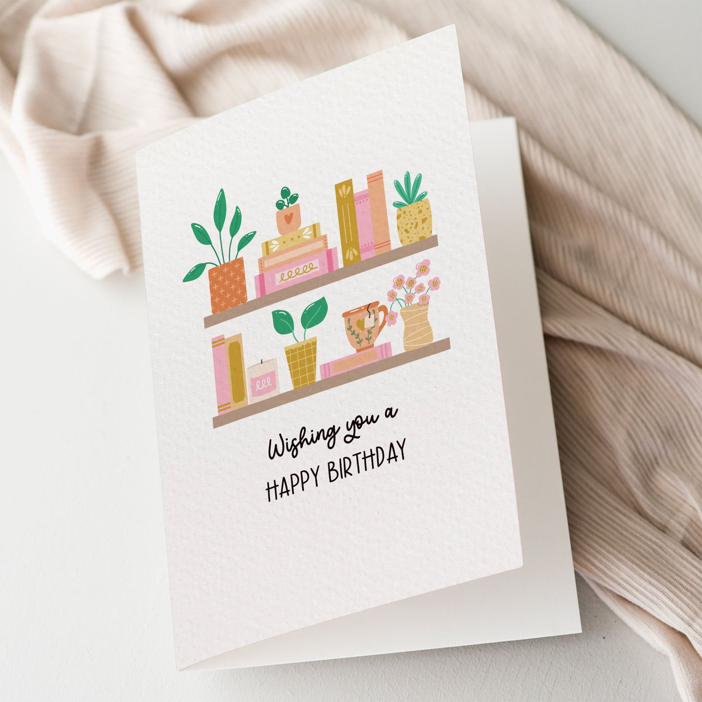 Book and Plant Shelves
