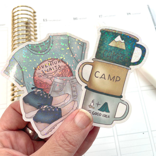 Die Cut Sticker: Adventure Awaits