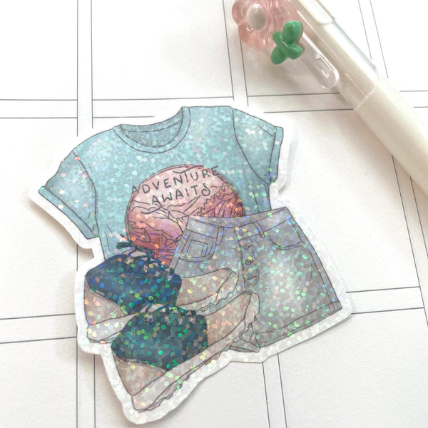 Die Cut Sticker: Adventure Awaits