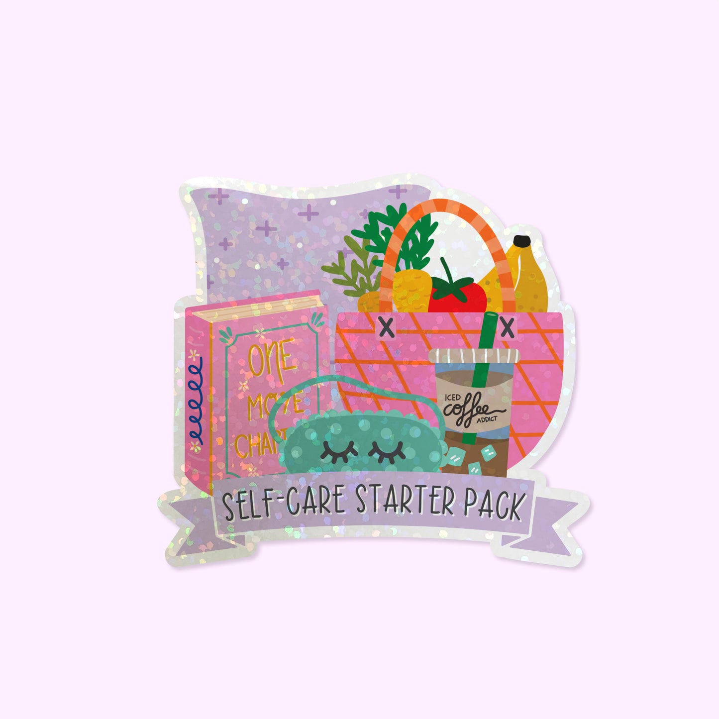 Die Cut Sticker: Self-Care Starter Pack