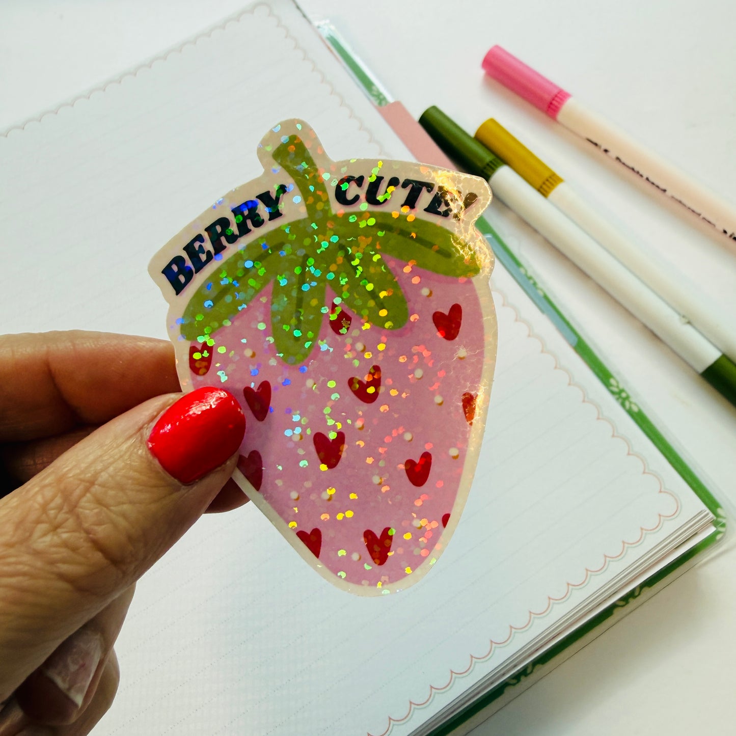 Die Cut Sticker: Berry Cute