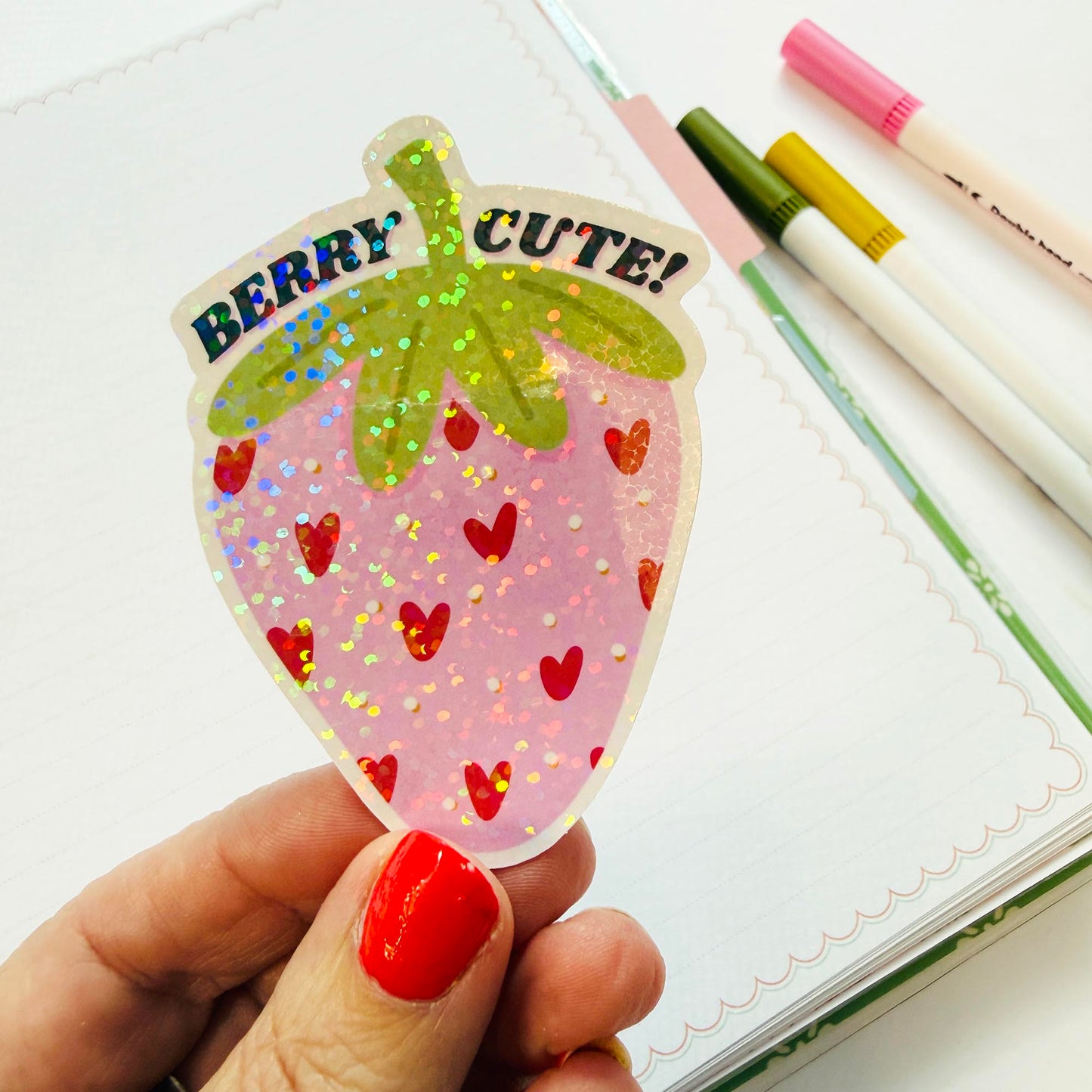 Die Cut Sticker: Berry Cute