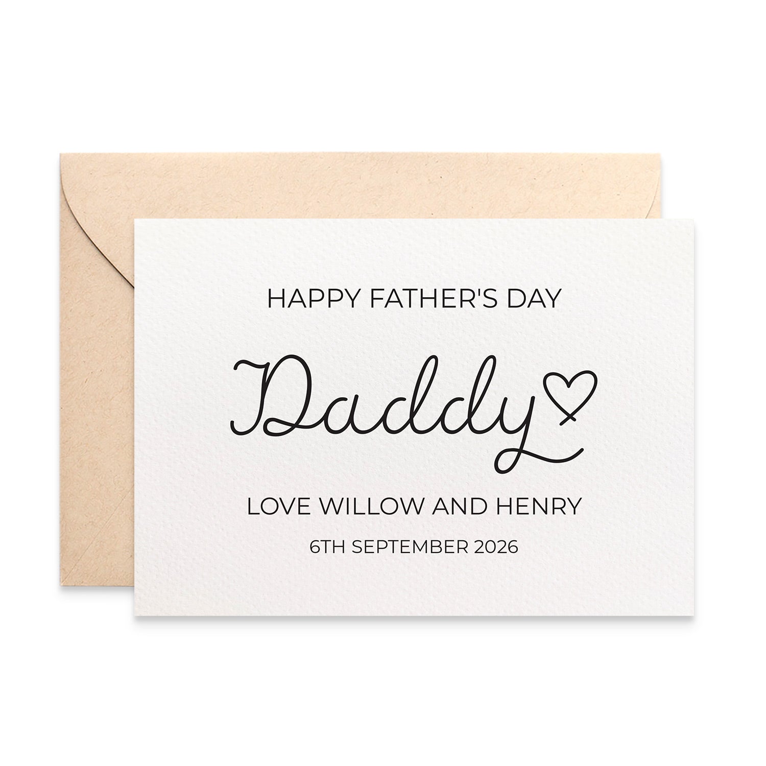 A personalised Father's Day Card, Card for Dad this Father's Day. – Kat ...