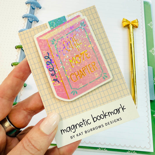 Magnetic Bookmark: One More Chapter
