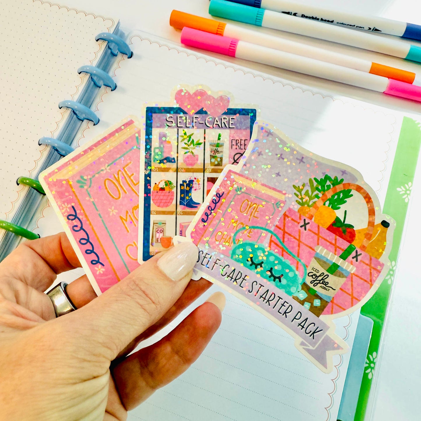 Die Cut Sticker: Self-Care Starter Pack