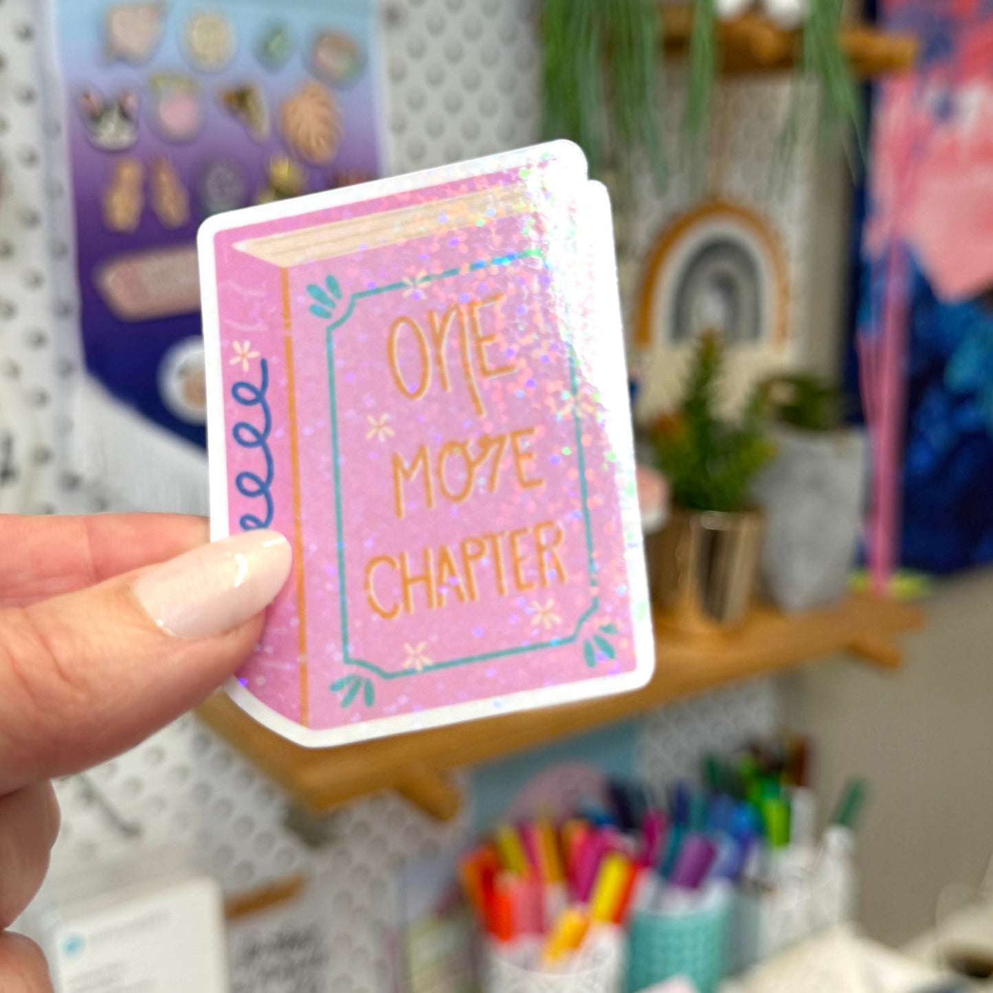 Die Cut Sticker: One More Chapter