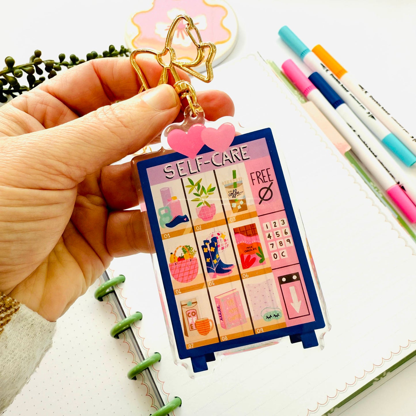 Keychain: Self-Care Vending Machine