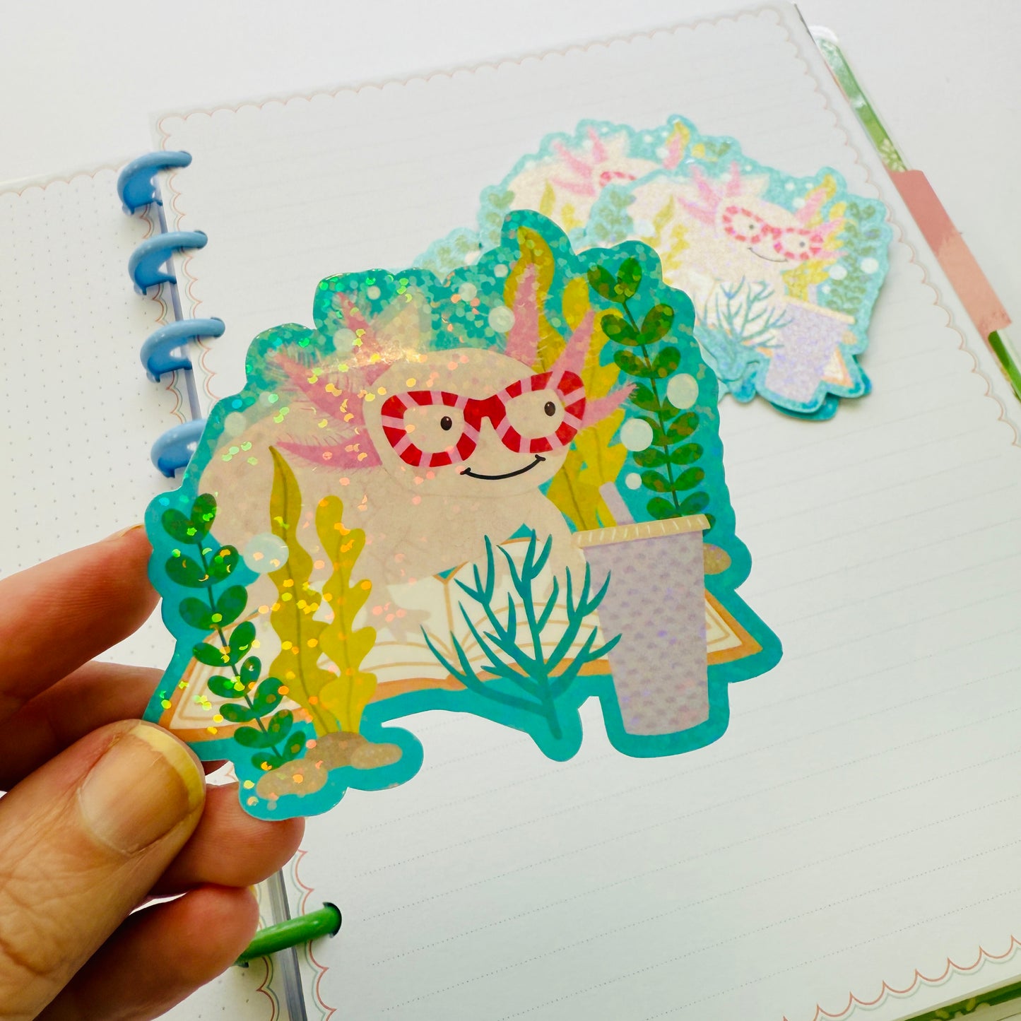 Die Cut Sticker: Axolotl