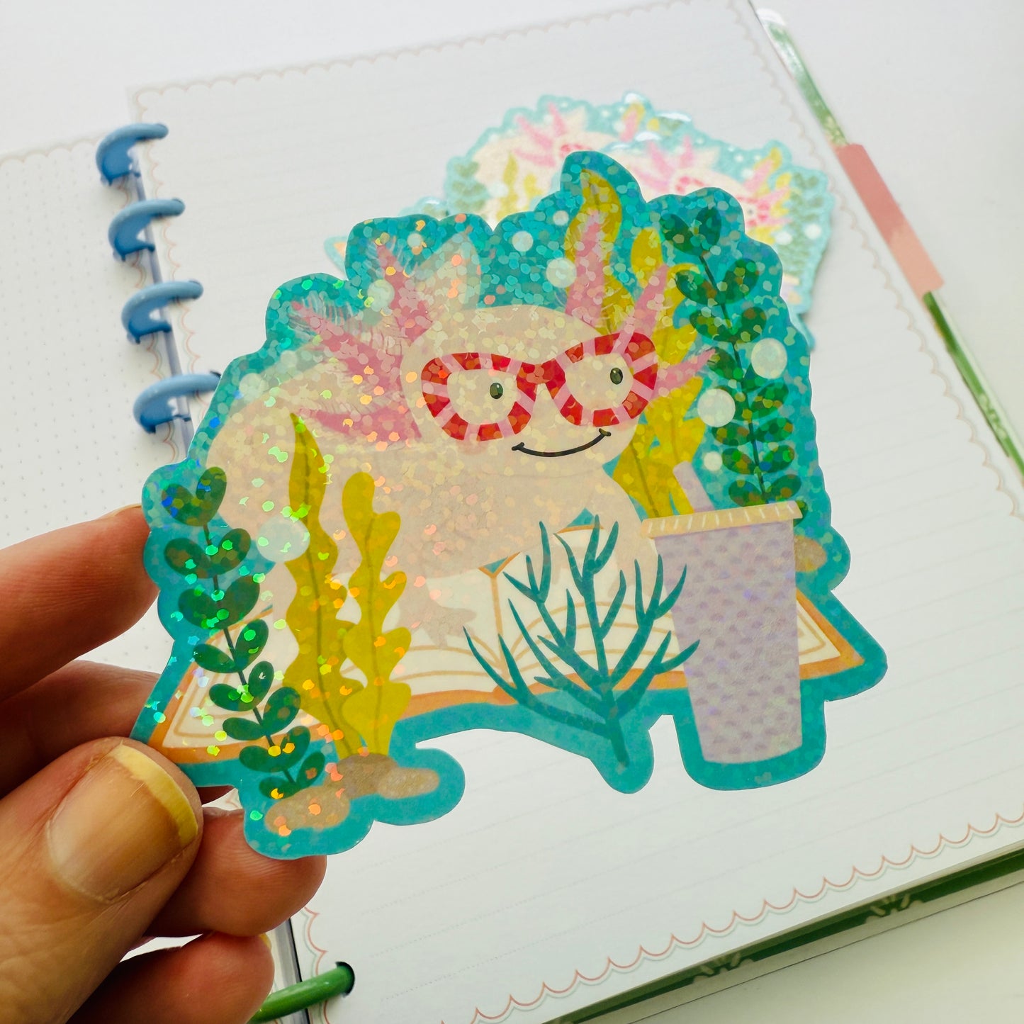 Die Cut Sticker: Axolotl