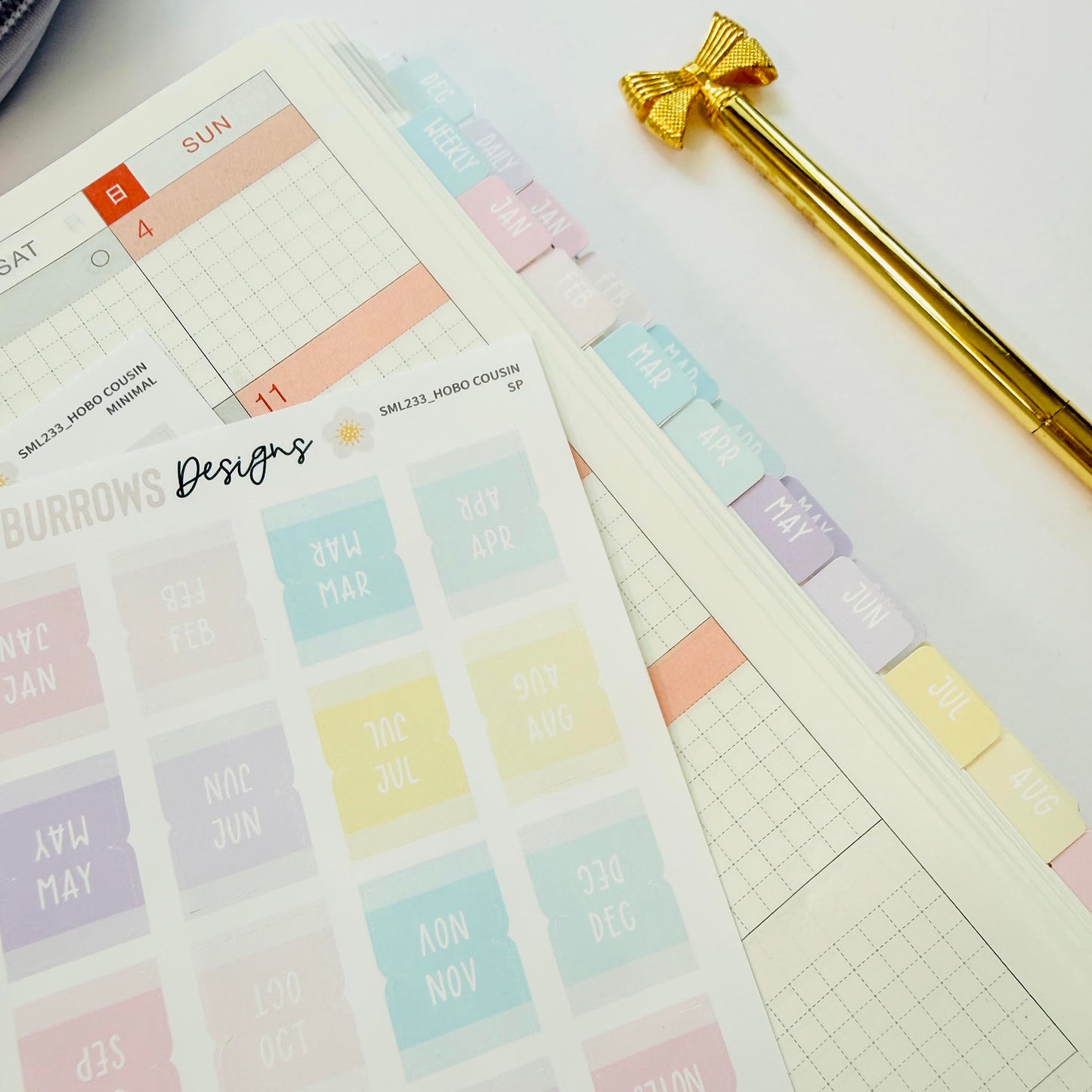 Stickers: Hobonichi Tabs