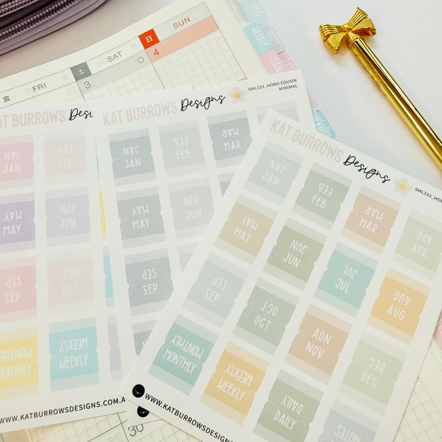 Stickers: Hobonichi Tabs