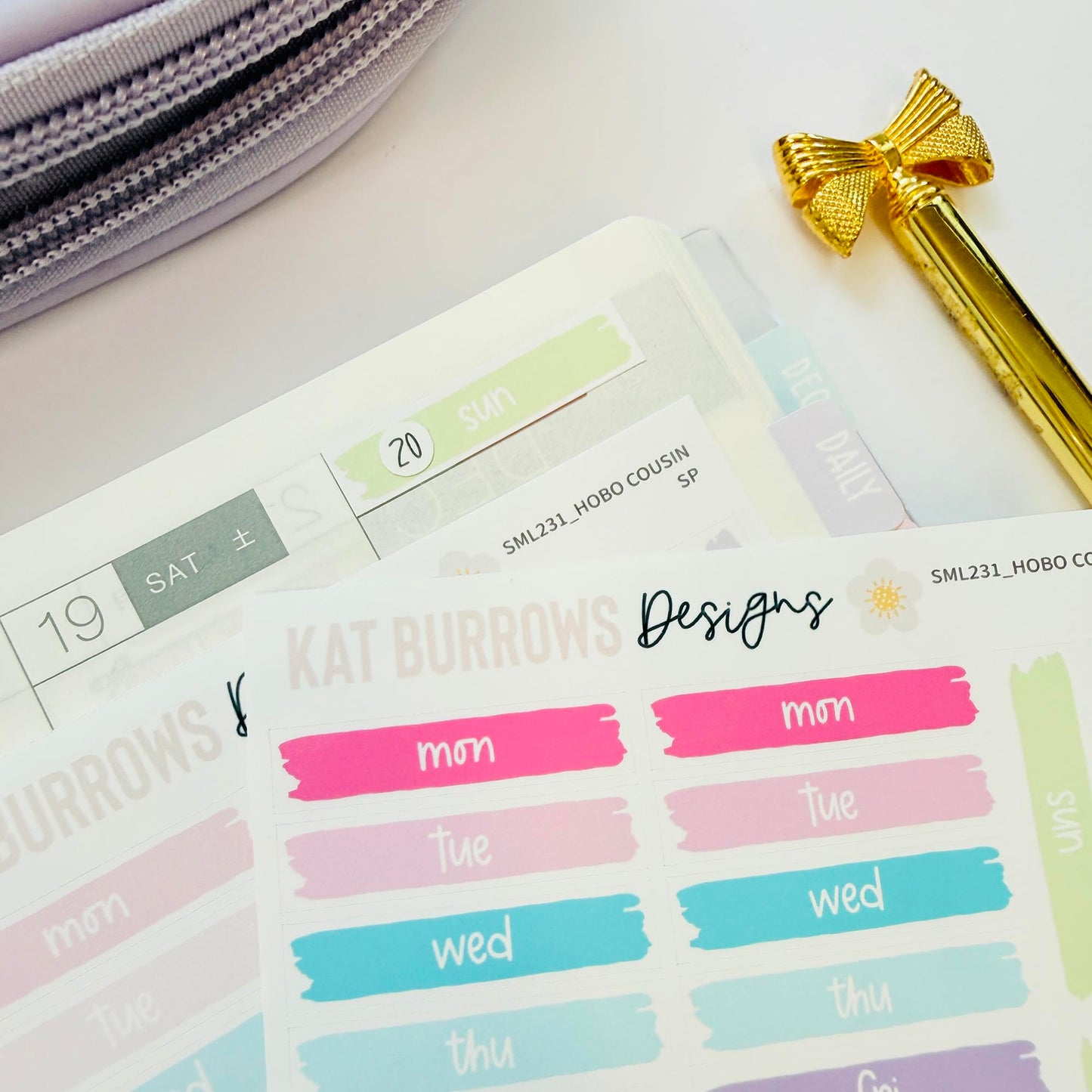 Stickers: Hobonichi Weekly Headers