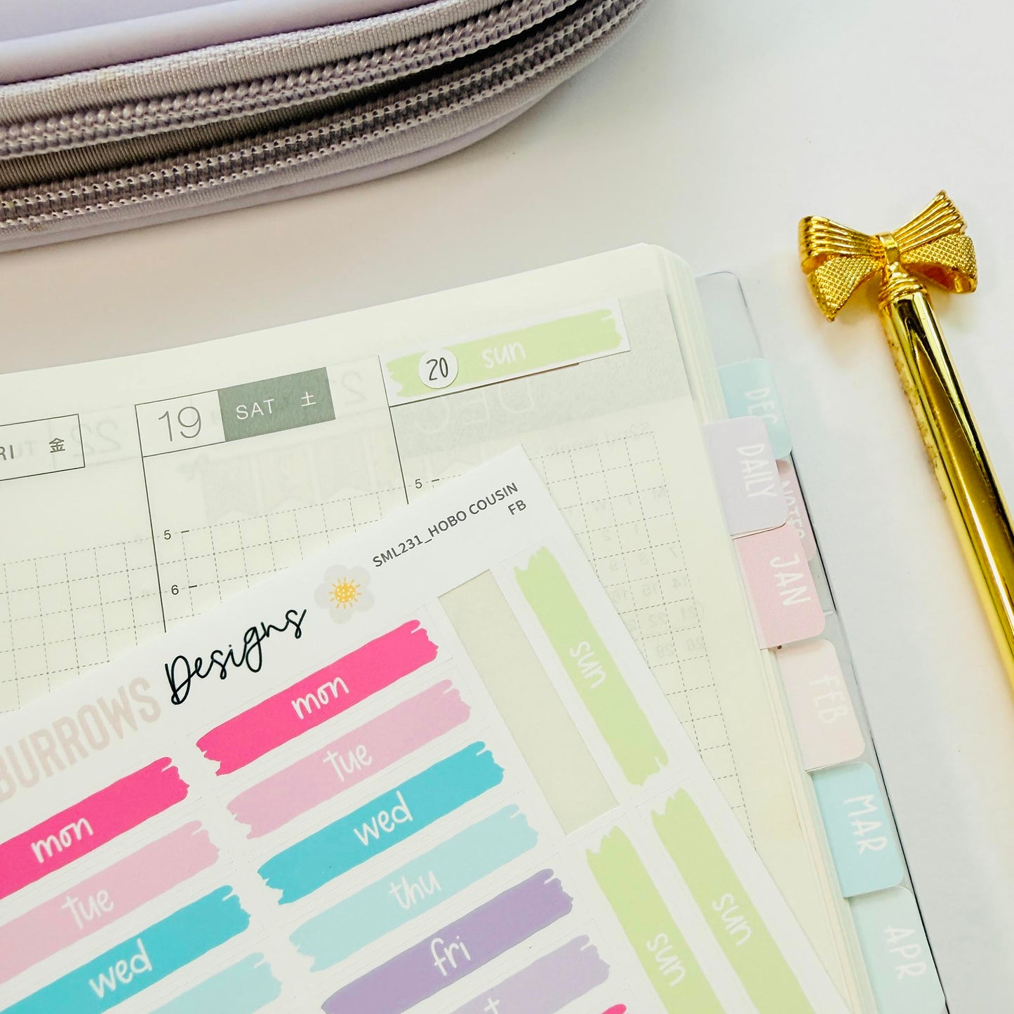 Stickers: Hobonichi Weekly Headers