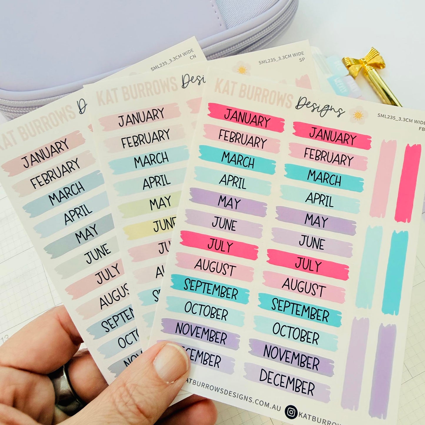 Stickers: Hobonichi Monthly Headers