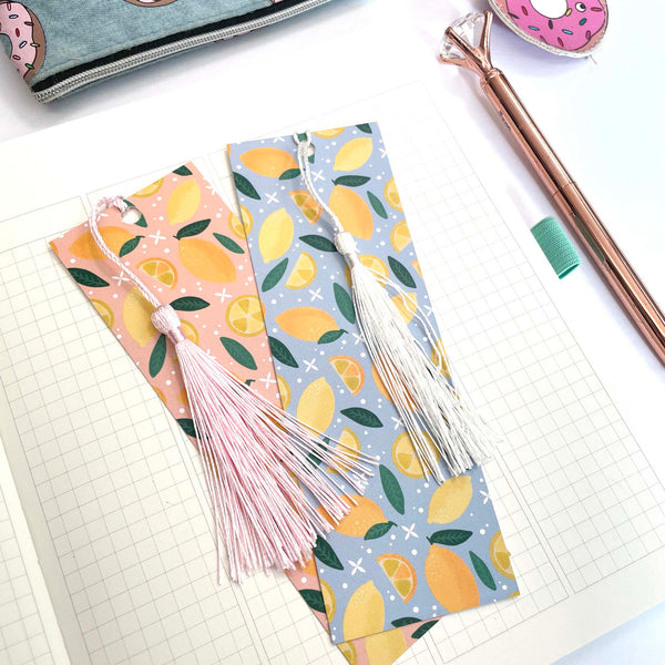 Bookmark: Set of 2 Lemons