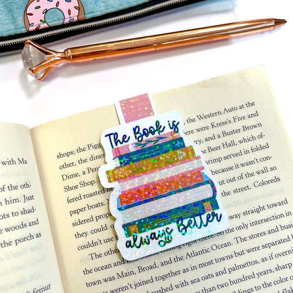 Magnetic Bookmark: Book Always Better