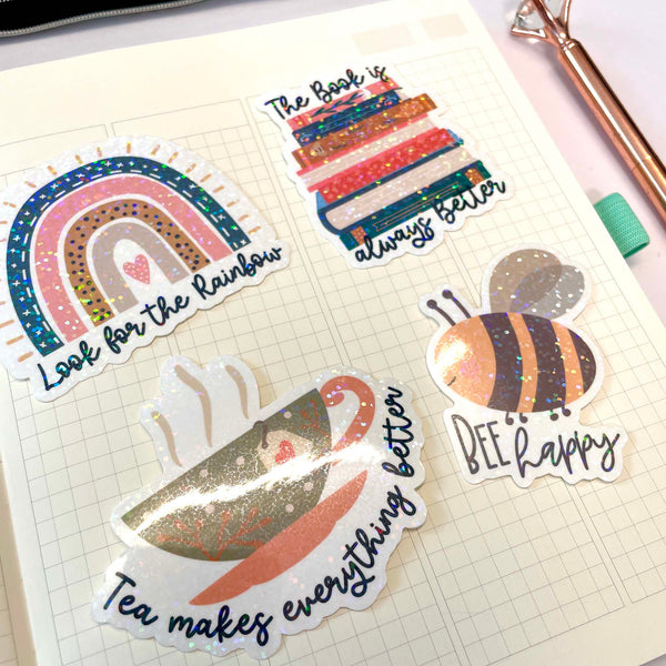 Die Cut Sticker: Look for the Rainbow