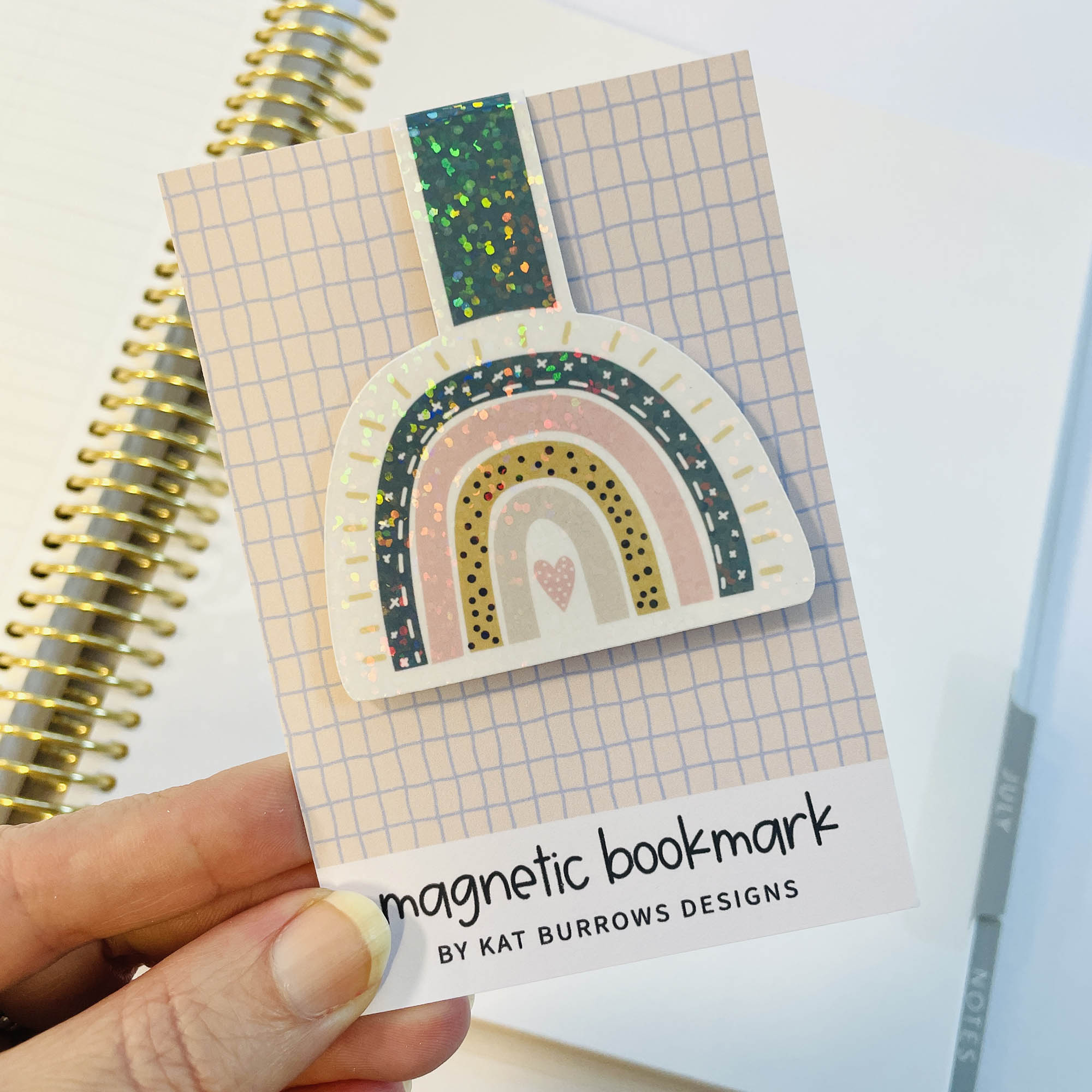 Magnetic Bookmark: Rainbow