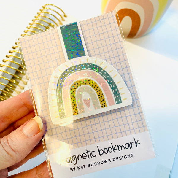 Magnetic Bookmark: Rainbow