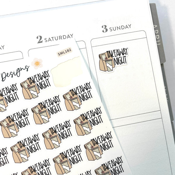 Stickers: Takeaway Night