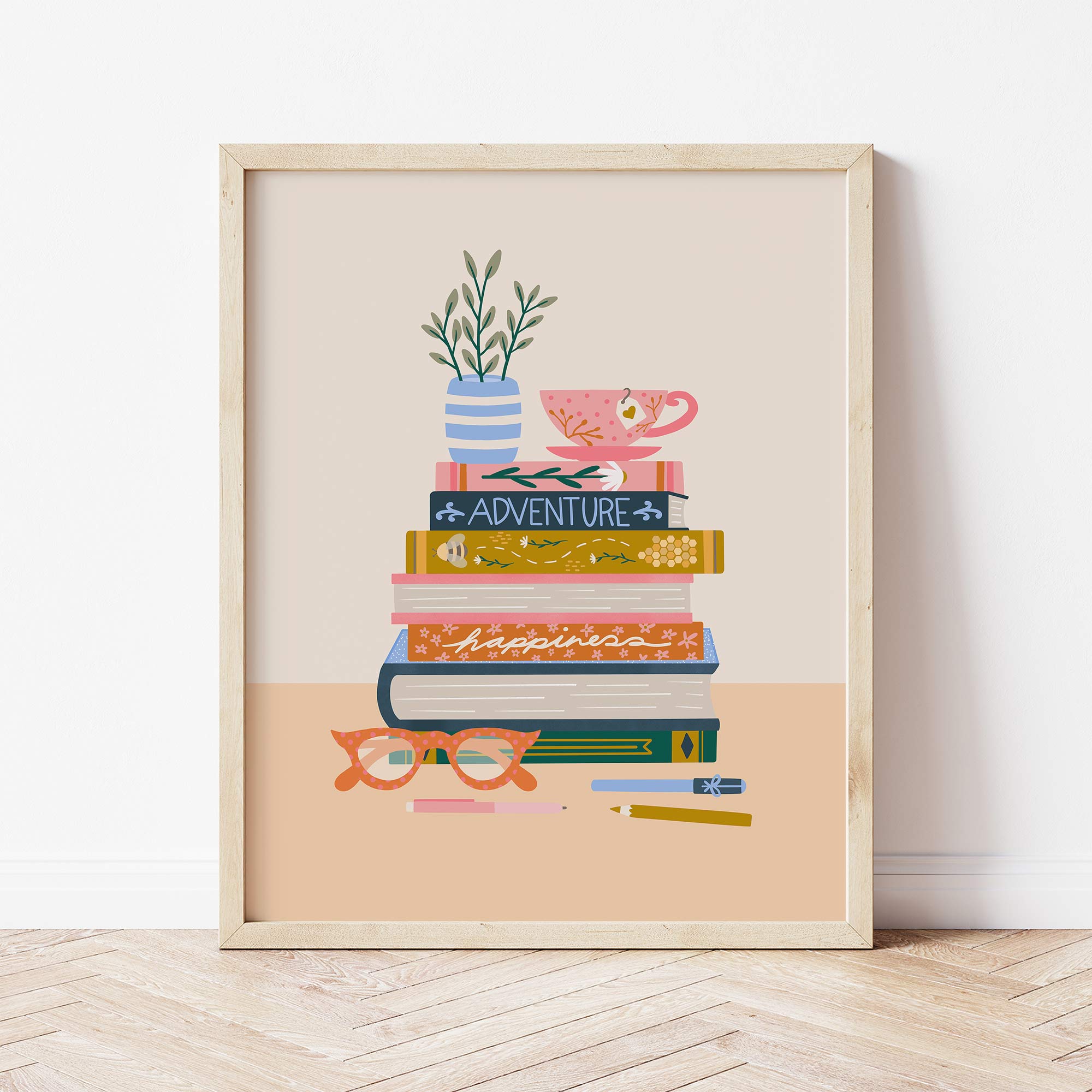 Art Print: Bookish Spring