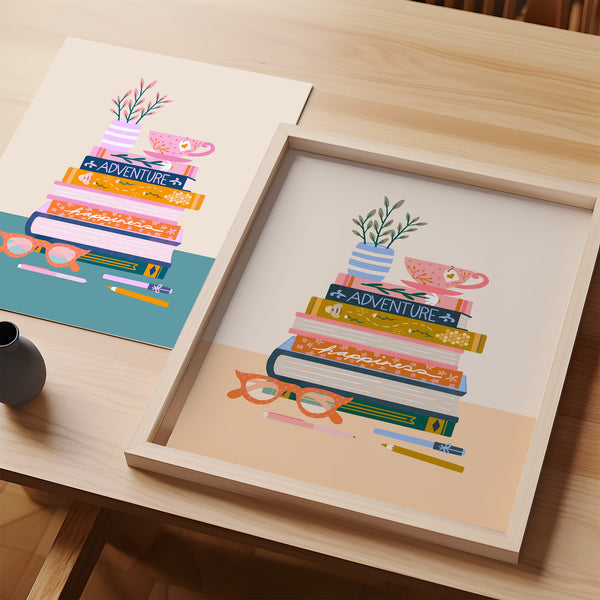 Art Print: Bookish Spring