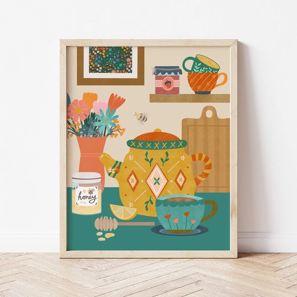 Art Print: Tea Lover