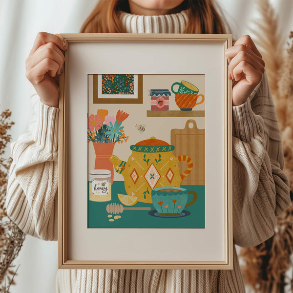 Art Print: Tea Lover