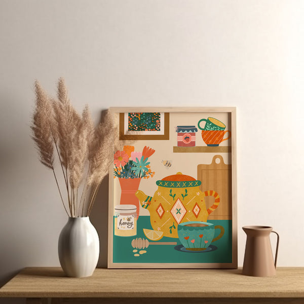 Art Print: Tea Lover