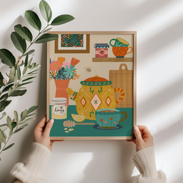 Art Print: Tea Lover