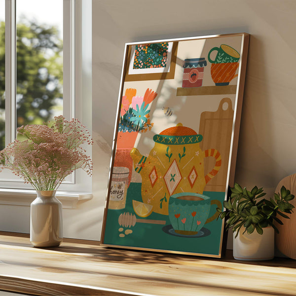 Art Print: Tea Lover