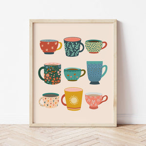 Art Print: Tea Cups