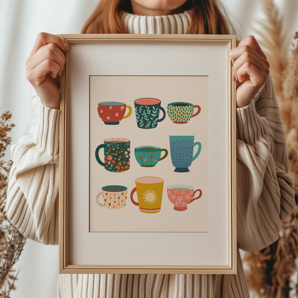 Art Print: Tea Cups