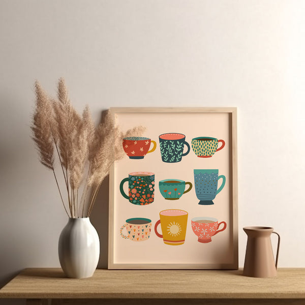 Art Print: Tea Cups