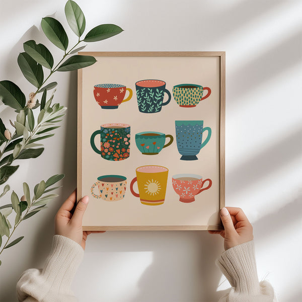 Art Print: Tea Cups