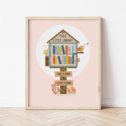 Art Print: Little Library